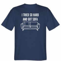Мужская футболка Stedman I tried so hard and got sofa - FATLINE Мужская футболка Stedman I tried so hard and got sofa