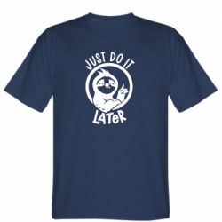 Мужская футболка Stedman Just do it later - FATLINE Мужская футболка Stedman Just do it later