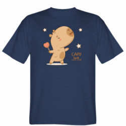 Мужская футболка Stedman love Capy! Счастливый капибара - FATLINE Мужская футболка Stedman love Capy! Счастливый капибара
