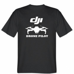 Чоловіча футболка  (M) Dji Drone Pilote  - FATLINE