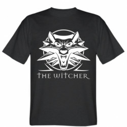 Чоловіча футболка  (M) The witcher wolf  - FATLINE