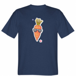 Мужская футболка Stedman морковь яркая цветная в очках - FATLINE Мужская футболка Stedman морковь яркая цветная в очках