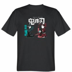 Мужская футболка Stedman Муичиро, Незуко и Танджиро