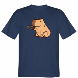Мужская футболка Stedman Опасная капибара - FATLINE Мужская футболка Stedman Опасная капибара