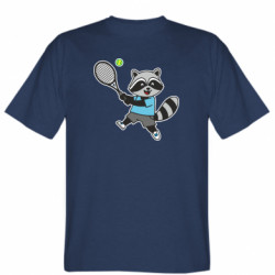 Мужская футболка Stedman Енот-Теннисист или Король корта