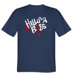 Мужская футболка Stedman Адский босс Лого