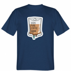 Мужская футболка Stedman 100% pure coffee