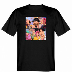 Чоловіча футболка Stedman Huntrix girls with Saja Boys - FATLINE Чоловіча футболка Stedman Huntrix girls with Saja Boys