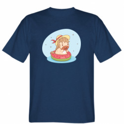 Чоловіча футболка Stedman Кінь відпочиває плаває у кавуновому крузі - FATLINE Чоловіча футболка Stedman Кінь відпочиває плаває у кавуновому крузі