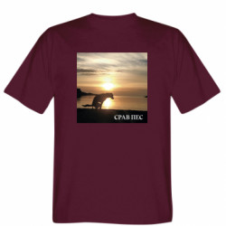 Чоловіча футболка Stedman  (L) Мем Срав Пес  - FATLINE