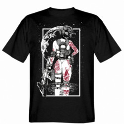 Чоловіча футболка Stedman  (M) Military girl with tattoos 