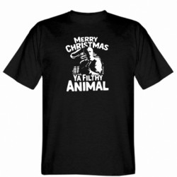 Мужская футболка Stedman Merry Cristmas Animal - FATLINE Мужская футболка Stedman Merry Cristmas Animal