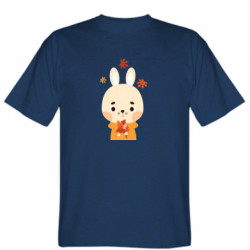 Чоловіча футболка Stedman Осінній зайчик з кленовим листям - FATLINE Чоловіча футболка Stedman Осінній зайчик з кленовим листям