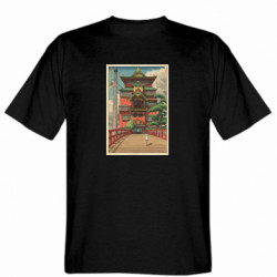 Мужская футболка Stedman "Унесенные призраками" гравюра - FATLINE Мужская футболка Stedman "Унесенные призраками" гравюра