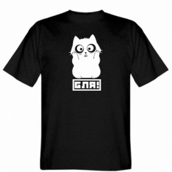 Мужская футболка Stedman Испуганный черный кот