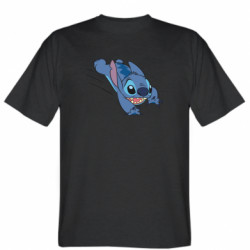 Чоловіча футболка Stedman Стіч стрибає - FATLINE Чоловіча футболка Stedman Стіч стрибає