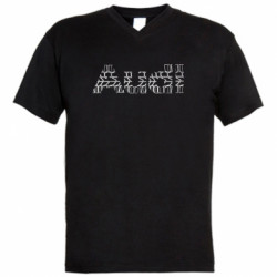 Чоловічі футболки з V-подібним вирізом