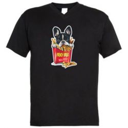 Чоловічі футболки з V-подібним вирізом