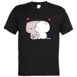 Чоловічі футболки з V-подібним вирізом