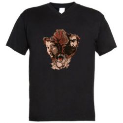 Мужские футболки с V-образным вырезом