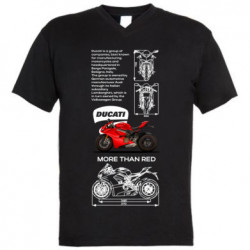 Мужская футболка  с V-образным вырезом Ducati Panigale V4