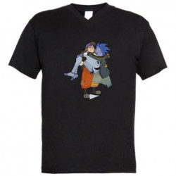 Чоловічі футболки з V-подібним вирізом