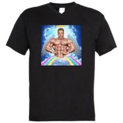 Мужские футболки с V-образным вырезом