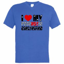 Чоловічі футболки з V-подібним вирізом