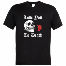 Чоловічі футболки з V-подібним вирізом