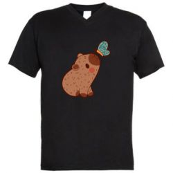 Чоловічі футболки з V-подібним вирізом