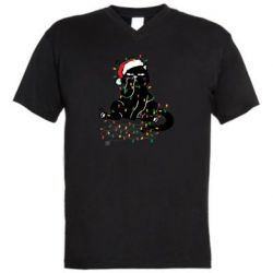 Чоловічі футболки з V-подібним вирізом