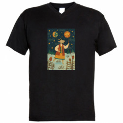 Чоловічі футболки з V-подібним вирізом