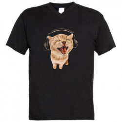 Чоловічі футболки з V-подібним вирізом