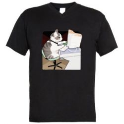 Мужские футболки с V-образным вырезом