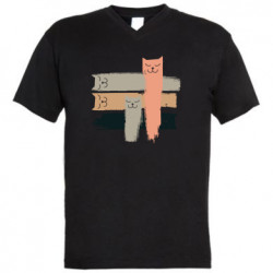 Чоловічі футболки з V-подібним вирізом