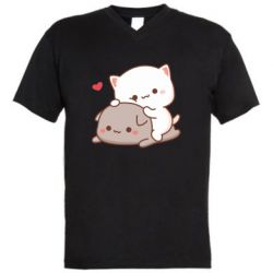 Чоловічі футболки з V-подібним вирізом