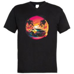 Чоловічі футболки з V-подібним вирізом