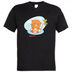 Мужские футболки с V-образным вырезом