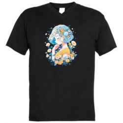 Чоловічі футболки з V-подібним вирізом