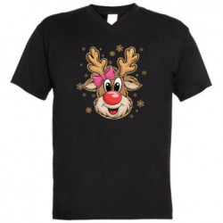 Чоловічі футболки з V-подібним вирізом