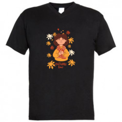 Чоловічі футболки з V-подібним вирізом