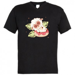 Чоловічі футболки з V-подібним вирізом