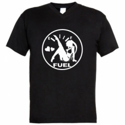 Чоловічі футболки з V-подібним вирізом