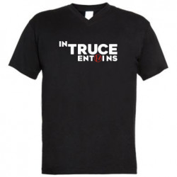 Мужская футболка  с V-образным вырезом Truce х Intentions