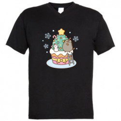 Чоловічі футболки з V-подібним вирізом