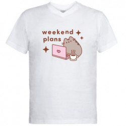 Чоловічі футболки з V-подібним вирізом