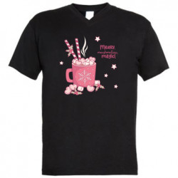 Чоловічі футболки з V-подібним вирізом