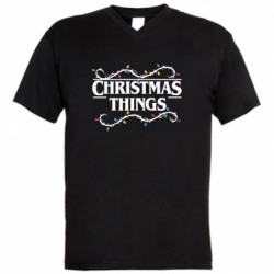 Чоловічі футболки з V-подібним вирізом