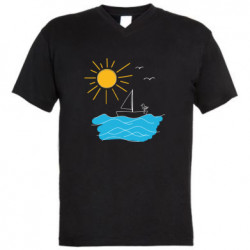 Мужские футболки с V-образным вырезом