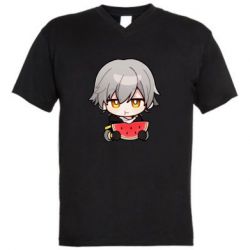 Чоловічі футболки з V-подібним вирізом - FATLINE